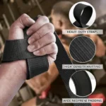 Weightlifting Wrist Straps - Adjustable Non-Slip Gym Fitness Lifting Straps with Wrist Support & Grip Band - Image 5