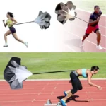 6M 12 Rung Speed Agility Ladder Training Set with Field Cones & Resistance Parachute - Footwork Training for Soccer & Football - Image 3