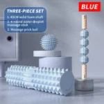 Three Piece Massage Set - Prick Ball, Massage Roller & Foam Roller Shaft for Full Body Relief - Image 9