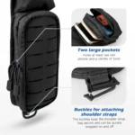 Molle Accessories Pouch Shoulder Strap - Tactical Backpack Attachment Storage for Phone, Flashlight & EDC - Image 2