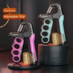Hand Grip Strengthener 5-100kg Adjustable Resistance - Anti-Slip Ergonomic Wrist Expander with Counter for Forearm Training - Image 3