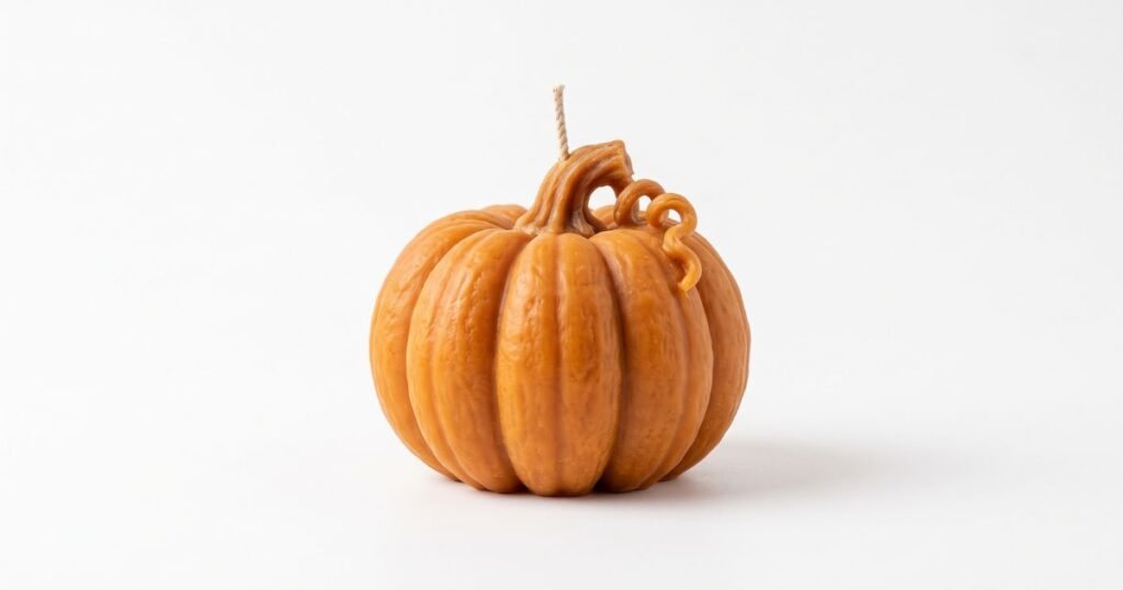 1pc pumpkin shaped scented candle handmade wax home party table decorfor halloween decorations and halloween gifts review