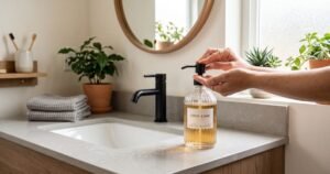1pcs 400ml glass soap dispenser refillable hand soap dispenser premium bathroom soap dispenser for bathroom kitchen decor review