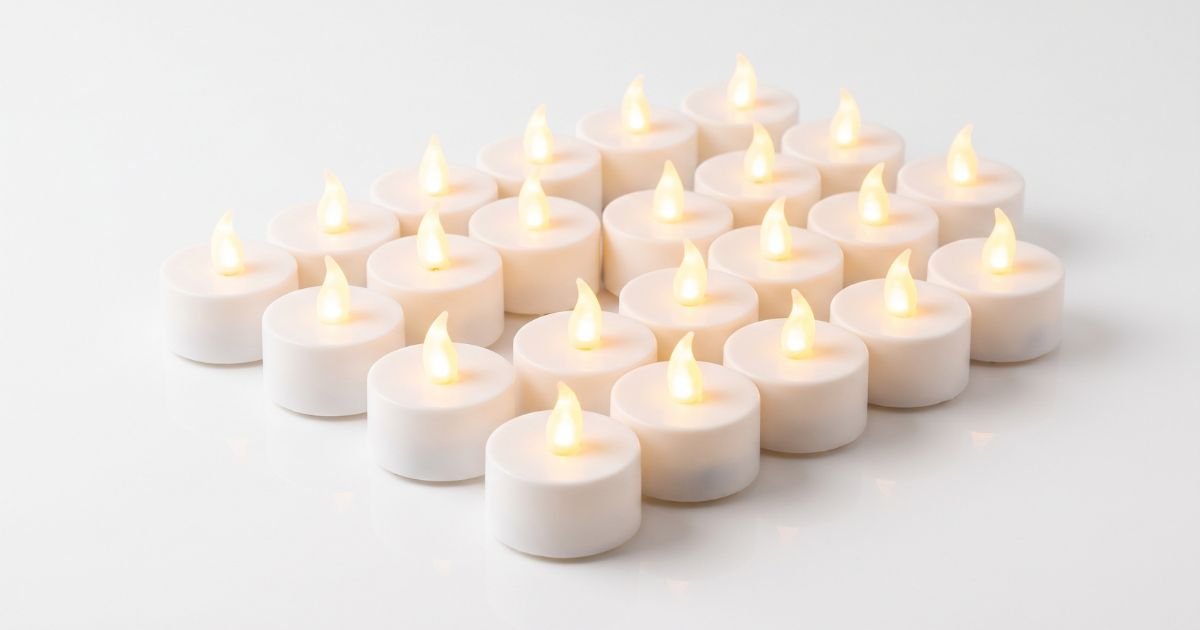 24pcs flameless led tea light candles warm white decor review