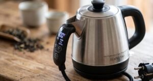550ml electric kettle portable heating cup multifunctional boiled water pot smart teapot adjustable temperature kettles eu plug review