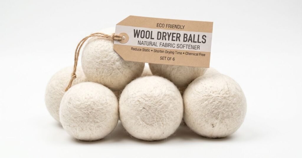 6pcs eco friendly wool dryer balls natural fabric softener reduce static shorten drying time chemical free review