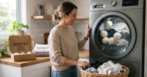 6pcs eco friendly wool dryer balls natural fabric softener reduce static shorten drying time chemical free review