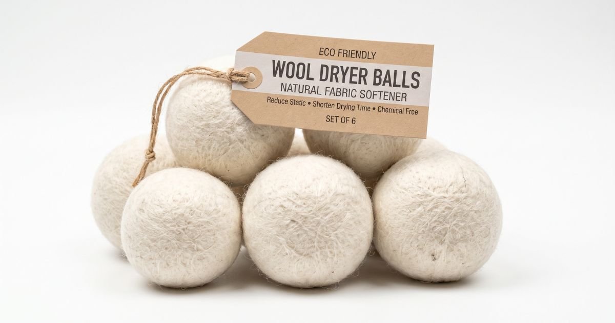 6pcs eco friendly wool dryer balls natural fabric softener reduce static shorten drying time chemical free review