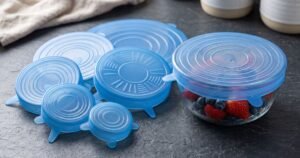 6pcs food cover adjustable elastic silicone cap reusable kitchen utensil storage airtight food packaging lids accessories review