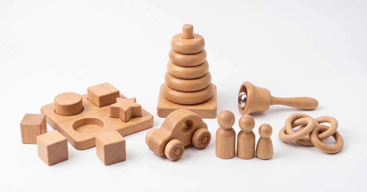 6pcs set montessori wooden toys for babies boy girl gift baby development games wood puzzle for kids educational learning toy review