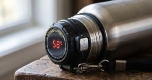 800ml 1l stainless steel thermos bottle 304 tea bottle car vacuum bottle with led temperature display portable drinking cup review