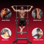 Power Tower Dip Station with Pull Up Bar - Adjustable Multi-Function Home Fitness Equipment for Abdominal Training - Image 4