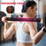 3-in-1 Adjustable Dumbbells Set 20kg with Extra Barbell Bar - Plastic-Coated Weight Plates for Home Gym - Image 3