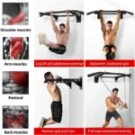 Wall Mounted Heavy Duty Chin Up Bar - Pull Up Bar for Home Gym Back & Core Strength Training - Image 5