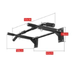 Wall Mounted Heavy Duty Chin Up Bar - Pull Up Bar for Home Gym Back & Core Strength Training - Image 2