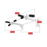 Wall Mounted Heavy Duty Chin Up Bar - Pull Up Bar for Home Gym Back & Core Strength Training - Image 3