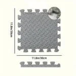 Interlocking EVA Foam Floor Mats 30x30cm 16 Pcs - Non-Slip Home Gym & Yoga Protective Flooring - Image 7