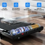 Foldable Under Desk Treadmill 2.5HP - Quiet Walking Pad with Remote Control, LED Display, 300lbs Capacity - Image 5