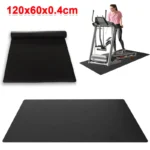 Large Black NBR Exercise Mat - Floor Protection Mat for Home Gym Equipment