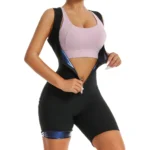 Women's Thermo Sauna Bodysuit One Piece - Sweat Shapewear Jumpsuit for Fitness Workout & Body Shaping - Image 3