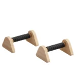 Wooden Push-Up Bar Stands 2Pcs - Parallel Rod Gym Rack for Handstand & Bodybuilding Training - Image 5