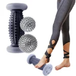 Spiky Massage Ball Foot Roller Lacrosse Balls - Deep Tissue Relief for Plantar Fasciitis, Hand, Shoulder & Leg