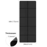 EVA Foam Yoga Mat 4mm Thick - Comfortable Sports Mat for Yoga, Pilates & Gymnastics - Image 2