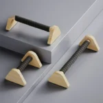 Wooden Push-Up Bar Stands 2Pcs - Parallel Rod Gym Rack for Handstand & Bodybuilding Training - Image 4