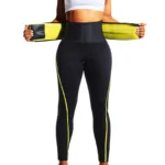Women's Sauna Sweat Shaper Pants - Slimming Waist Belly Control Shapewear Workout Gym Leggings - Image 3