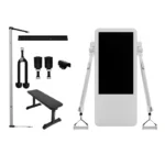 Wall-Mounted Smart Home Gym - Multifunctional Dynamic Resistance Strength Training Machine