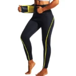 Women's Sauna Sweat Shaper Pants - Slimming Waist Belly Control Shapewear Workout Gym Leggings - Image 7