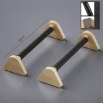 Wooden Push-Up Bar Stands 2Pcs - Parallel Rod Gym Rack for Handstand & Bodybuilding Training - Image 7