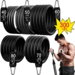 300lbs Resistance Bands Set with Door Anchor - Handles, Carry Bag & Ankle Straps for Home Workouts