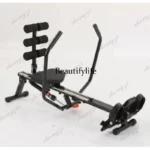 Foldable Hydraulic Rowing Machine - Household Home Fitness Rower with Adjustable Resistance - Image 5