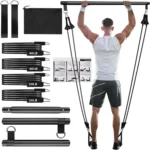 Portable Yoga Pilates Bar with Resistance Band - Muscle Toning Stick for Stretching & Full Body Workout - Image 7