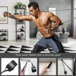 300lbs Resistance Bands Set with Door Anchor - Handles, Carry Bag & Ankle Straps for Home Workouts - Image 4