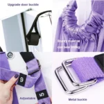 Leg Stretcher Strap with Door Anchor - Flexibility Trainer for Dance, Aerial Yoga & Ballet - Image 5