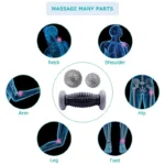 Spiky Massage Ball Foot Roller Lacrosse Balls - Deep Tissue Relief for Plantar Fasciitis, Hand, Shoulder & Leg - Image 3