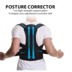 Back Brace Posture Corrector for Women & Men - Adjustable Lumbar Support Belt & Shoulder Support - Image 2