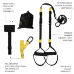 Bodyweight Training Straps with Door Anchor - Resistance Pulling Rope for Full Body Workout & Yoga Fitness - Image 2