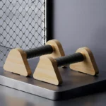Wooden Push-Up Bar Stands 2Pcs - Parallel Rod Gym Rack for Handstand & Bodybuilding Training - Image 2