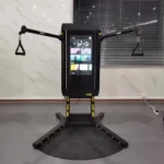 Touch Screen Smart Fitness Mirror Wall Mounted - Comprehensive Strength Trainer Cable Machine Gym Equipment