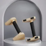 Wooden Push-Up Bar Stands 2Pcs - Parallel Rod Gym Rack for Handstand & Bodybuilding Training - Image 3