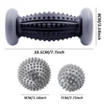 Spiky Massage Ball Foot Roller Lacrosse Balls - Deep Tissue Relief for Plantar Fasciitis, Hand, Shoulder & Leg - Image 6