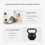 Smart Adjustable Kettlebell Heavy Professional - Home Use Kettlebell for Strength Training & Body Toning - Image 3