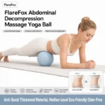 25cm Yoga Balance Ball Pilates Massage Ball - Reinforced Explosion-Proof Pelvic Floor & Core Exercise Ball