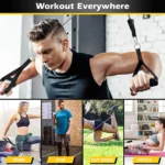 300lbs Resistance Bands Set with Door Anchor - Handles, Carry Bag & Ankle Straps for Home Workouts - Image 6