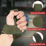 Gym Lifting Straps 2Pcs Non-Slip Silicone - Wrist Grip Straps for Weightlifting, Deadlift & Bodybuilding - Image 2