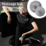Spiky Massage Ball Foot Roller Lacrosse Balls - Deep Tissue Relief for Plantar Fasciitis, Hand, Shoulder & Leg - Image 2