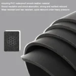 Large Black NBR Exercise Mat - Floor Protection Mat for Home Gym Equipment - Image 6
